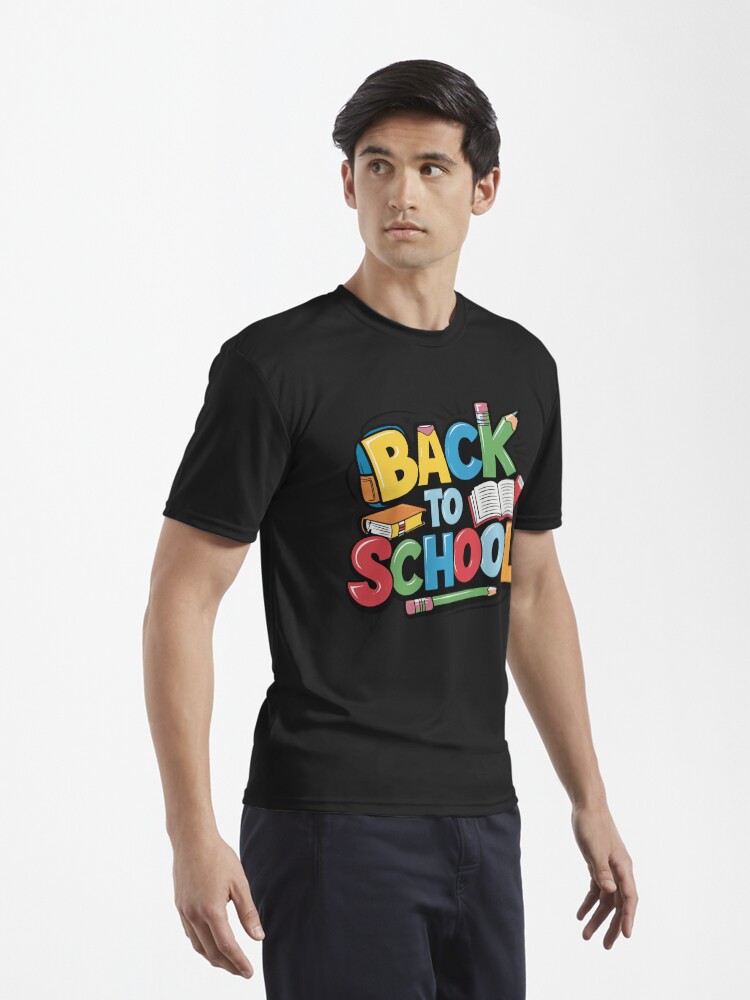 Thumbnail 3 of 7, Active T-Shirt, Adorable Bubu and Dudu Back to School Design - Perfect for Kids' School Supplies & Apparel designed and sold by FEBRICAST.