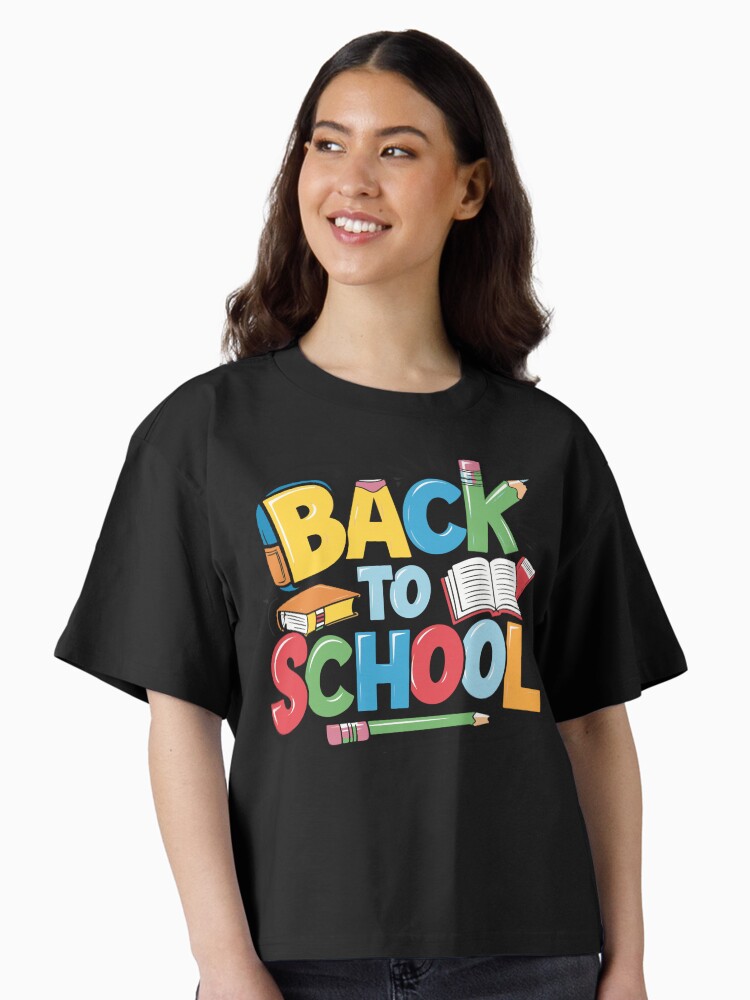 Thumbnail 1 of 4, Boxy T-Shirt, Adorable Bubu and Dudu Back to School Design - Perfect for Kids' School Supplies & Apparel designed and sold by FEBRICAST.
