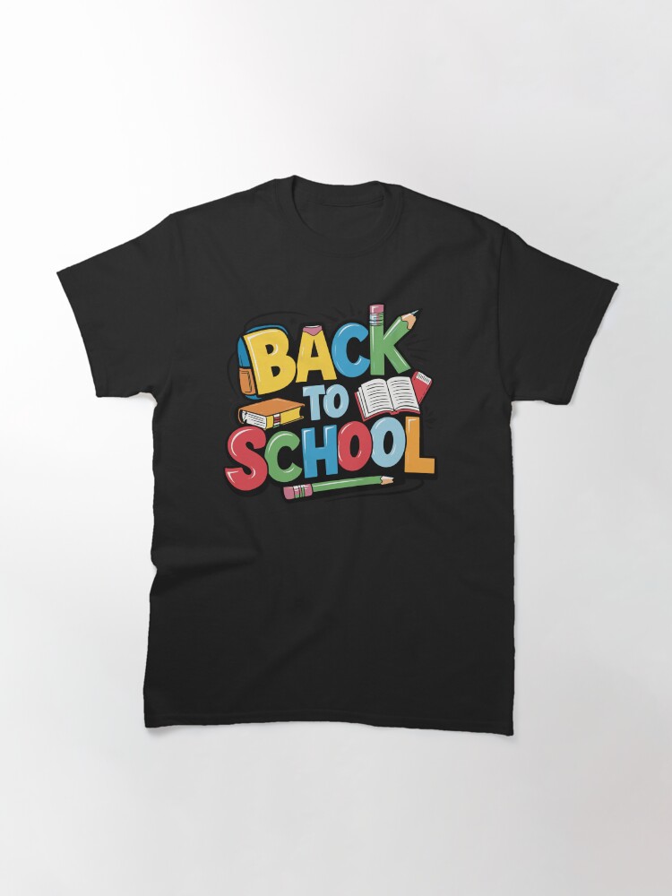 Thumbnail 3 of 7, Classic T-Shirt, Adorable Bubu and Dudu Back to School Design - Perfect for Kids' School Supplies & Apparel designed and sold by FEBRICAST.