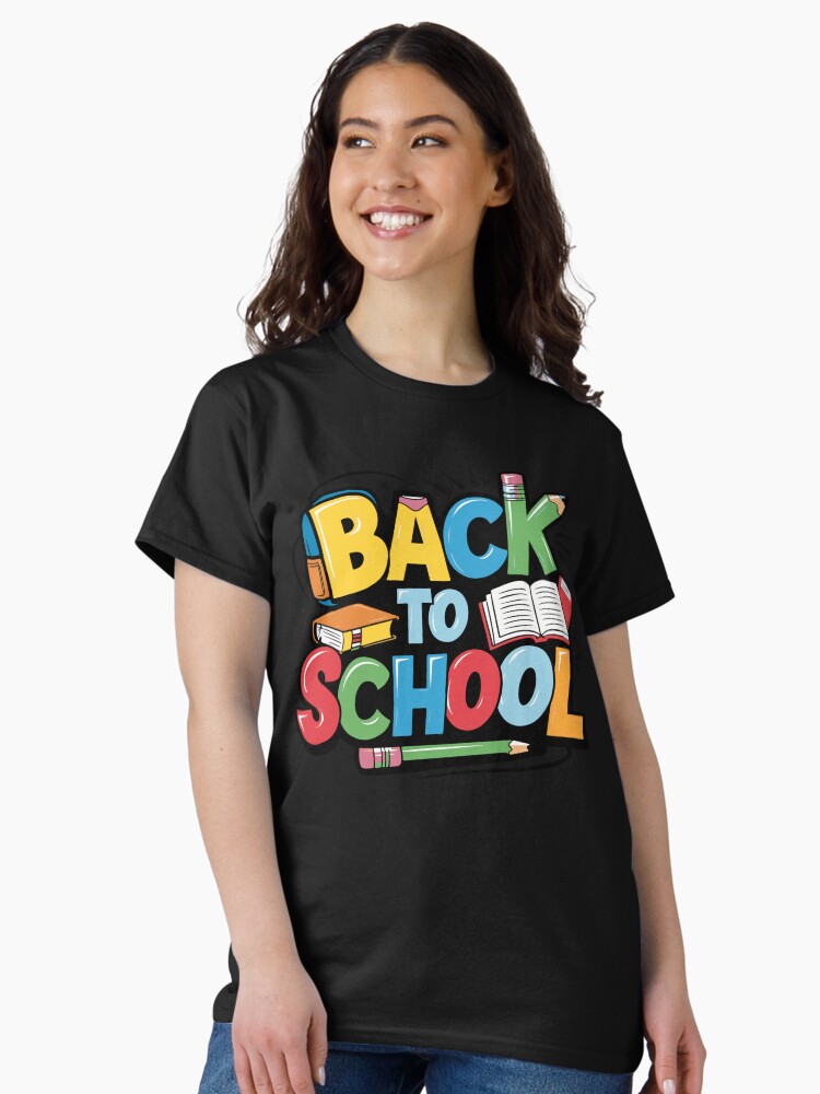 Thumbnail 2 of 7, Classic T-Shirt, Adorable Bubu and Dudu Back to School Design - Perfect for Kids' School Supplies & Apparel designed and sold by FEBRICAST.
