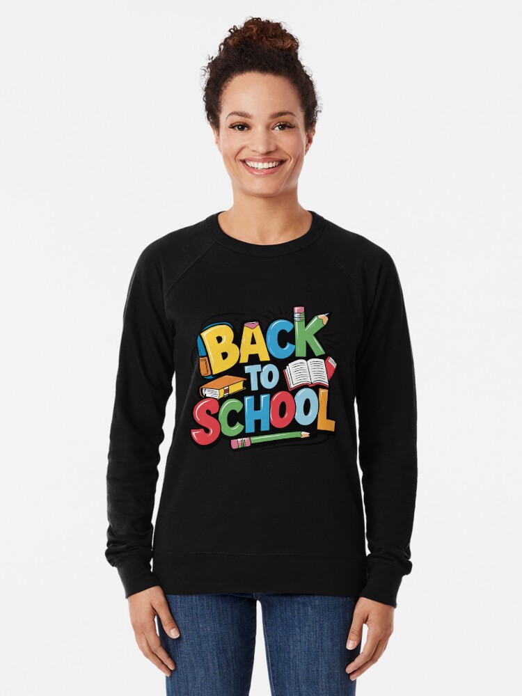 Thumbnail 2 of 5, Lightweight Sweatshirt, Adorable Bubu and Dudu Back to School Design - Perfect for Kids' School Supplies & Apparel designed and sold by FEBRICAST.
