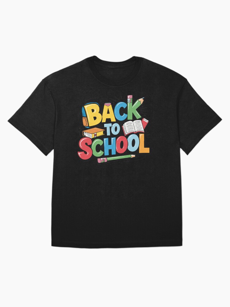 Thumbnail 3 of 7, Oversized T-Shirt, Adorable Bubu and Dudu Back to School Design - Perfect for Kids' School Supplies & Apparel designed and sold by FEBRICAST.