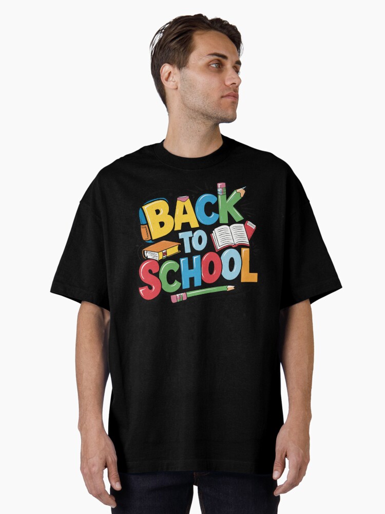 Thumbnail 1 of 7, Oversized T-Shirt, Adorable Bubu and Dudu Back to School Design - Perfect for Kids' School Supplies & Apparel designed and sold by FEBRICAST.