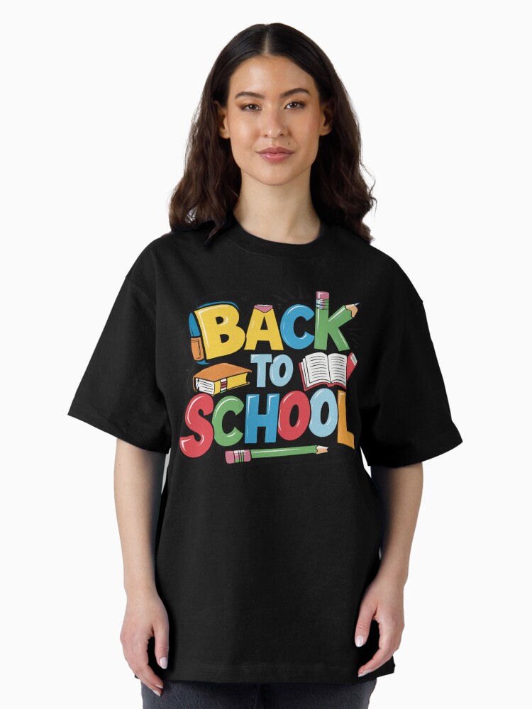 Thumbnail 2 of 7, Oversized T-Shirt, Adorable Bubu and Dudu Back to School Design - Perfect for Kids' School Supplies & Apparel designed and sold by FEBRICAST.