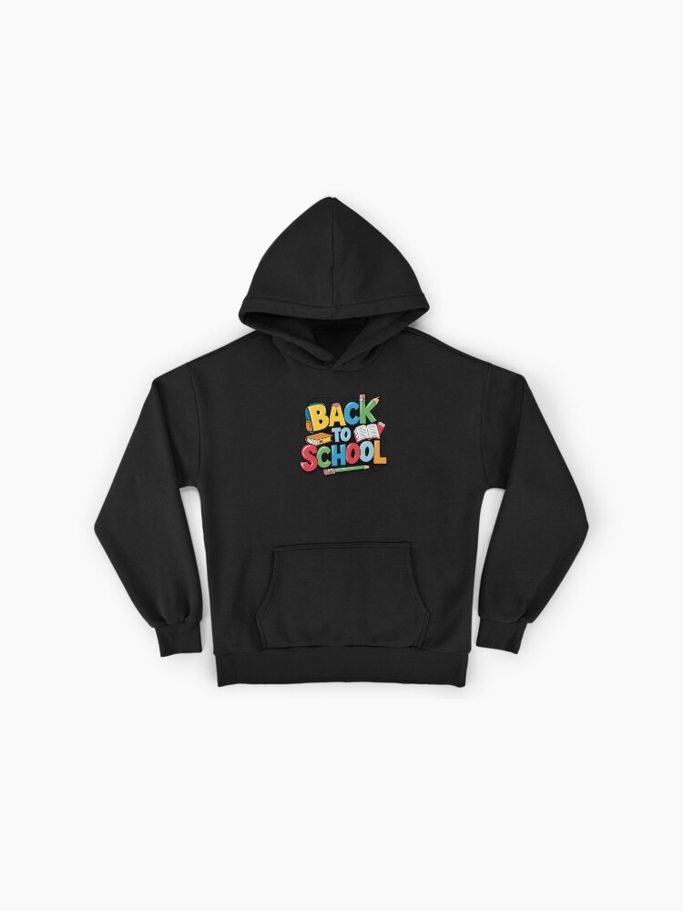 Thumbnail 3 of 6, Premium Oversized Hoodie, Adorable Bubu and Dudu Back to School Design - Perfect for Kids' School Supplies & Apparel designed and sold by FEBRICAST.