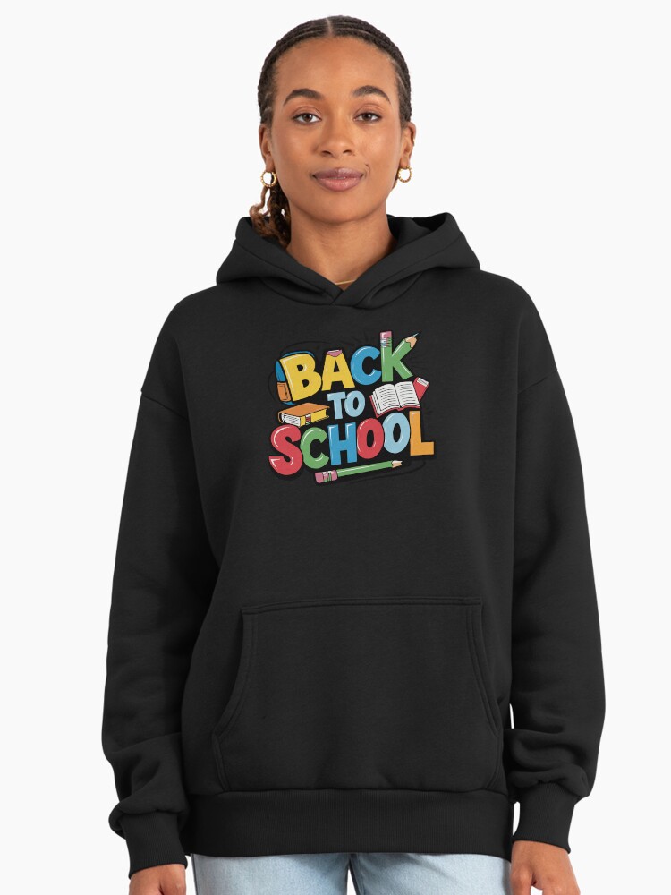 Thumbnail 2 of 6, Premium Oversized Hoodie, Adorable Bubu and Dudu Back to School Design - Perfect for Kids' School Supplies & Apparel designed and sold by FEBRICAST.