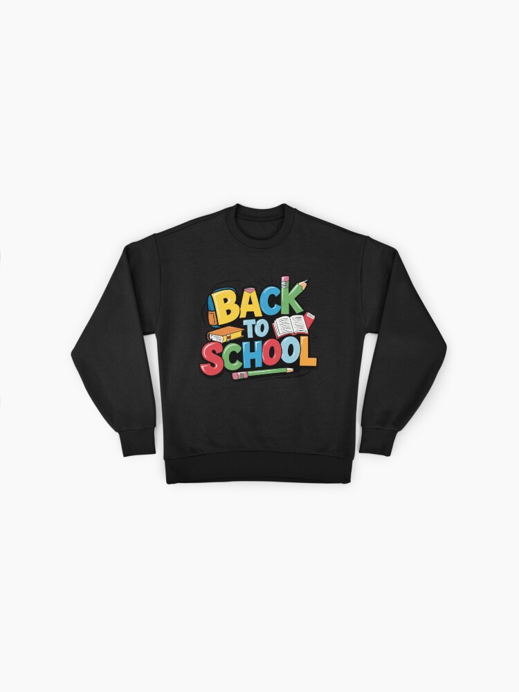 Thumbnail 3 of 6, Premium Oversized Sweatshirt, Adorable Bubu and Dudu Back to School Design - Perfect for Kids' School Supplies & Apparel designed and sold by FEBRICAST.