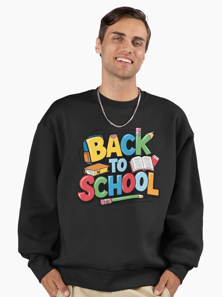 Thumbnail 1 of 6, Premium Oversized Sweatshirt, Adorable Bubu and Dudu Back to School Design - Perfect for Kids' School Supplies & Apparel designed and sold by FEBRICAST.