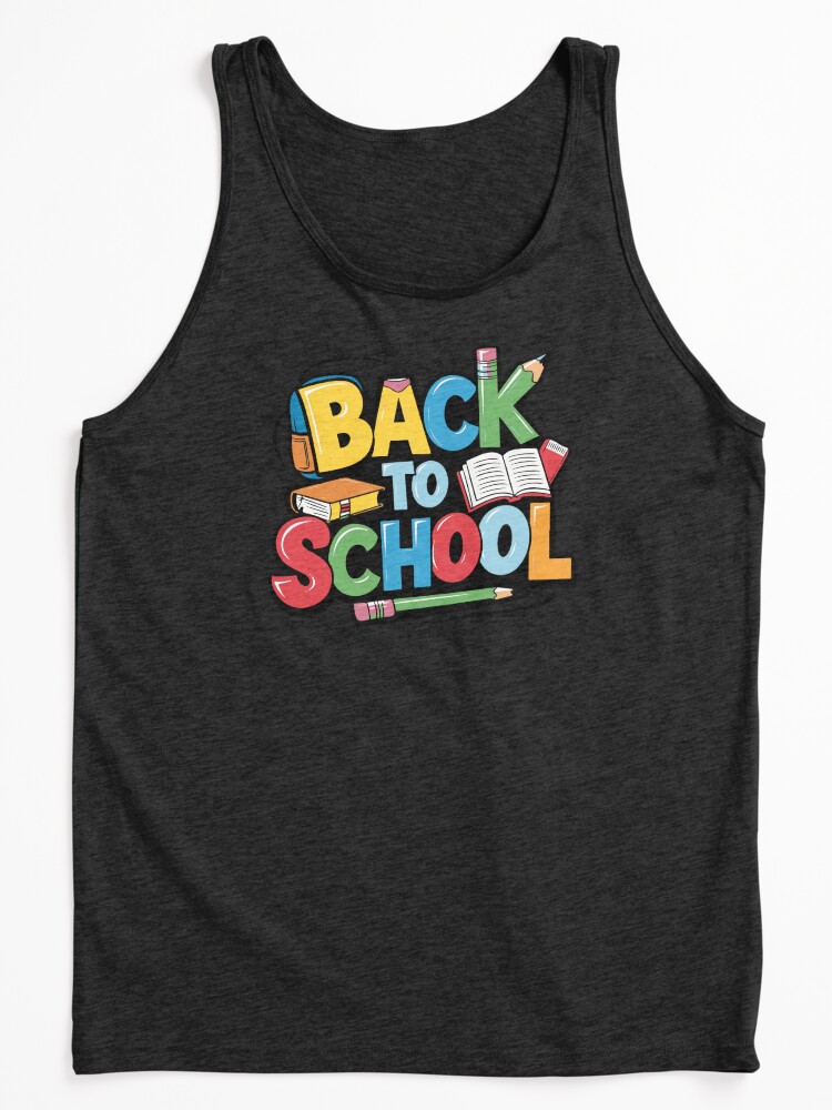 Thumbnail 2 of 4, Tank Top, Adorable Bubu and Dudu Back to School Design - Perfect for Kids' School Supplies & Apparel designed and sold by FEBRICAST.