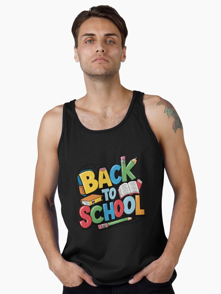 Thumbnail 1 of 4, Tank Top, Adorable Bubu and Dudu Back to School Design - Perfect for Kids' School Supplies & Apparel designed and sold by FEBRICAST.