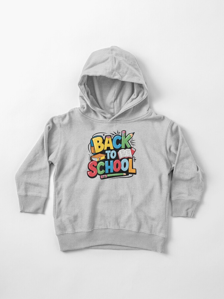 Thumbnail 1 of 5, Toddler Pullover Hoodie, Adorable Bubu and Dudu Back to School Design - Perfect for Kids' School Supplies & Apparel designed and sold by FEBRICAST.