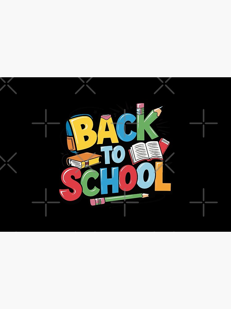 Thumbnail 6 of 6, Bath Mat, Adorable Bubu and Dudu Back to School Design - Perfect for Kids' School Supplies & Apparel designed and sold by FEBRICAST.