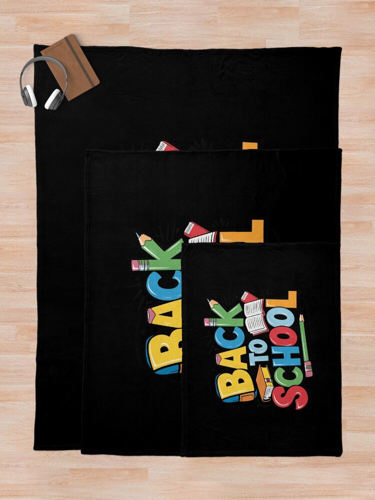 Thumbnail 5 of 6, Throw Blanket, Adorable Bubu and Dudu Back to School Design - Perfect for Kids' School Supplies & Apparel designed and sold by FEBRICAST.
