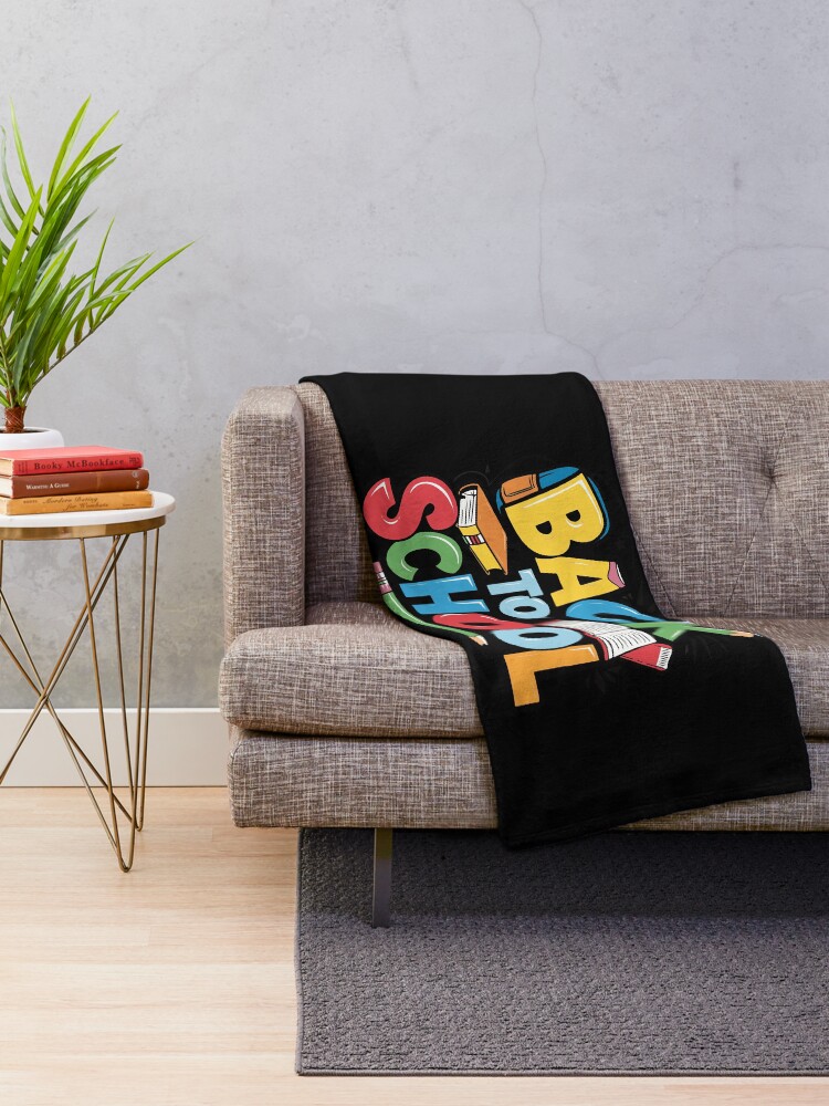 Thumbnail 2 of 6, Throw Blanket, Adorable Bubu and Dudu Back to School Design - Perfect for Kids' School Supplies & Apparel designed and sold by FEBRICAST.