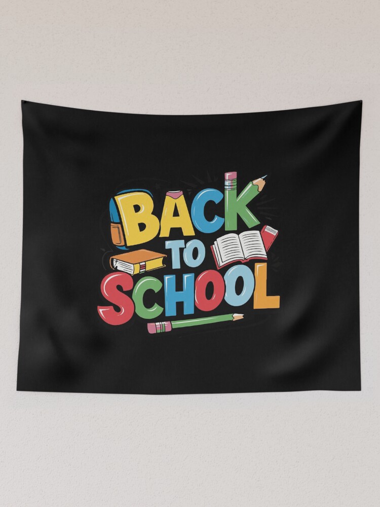 Thumbnail 2 of 3, Tapestry, Adorable Bubu and Dudu Back to School Design - Perfect for Kids' School Supplies & Apparel designed and sold by FEBRICAST.