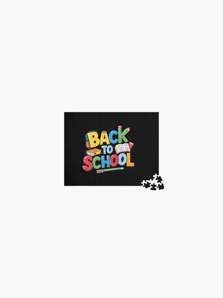 Thumbnail 1 of 2, Jigsaw Puzzle, Adorable Bubu and Dudu Back to School Design - Perfect for Kids' School Supplies & Apparel designed and sold by FEBRICAST.