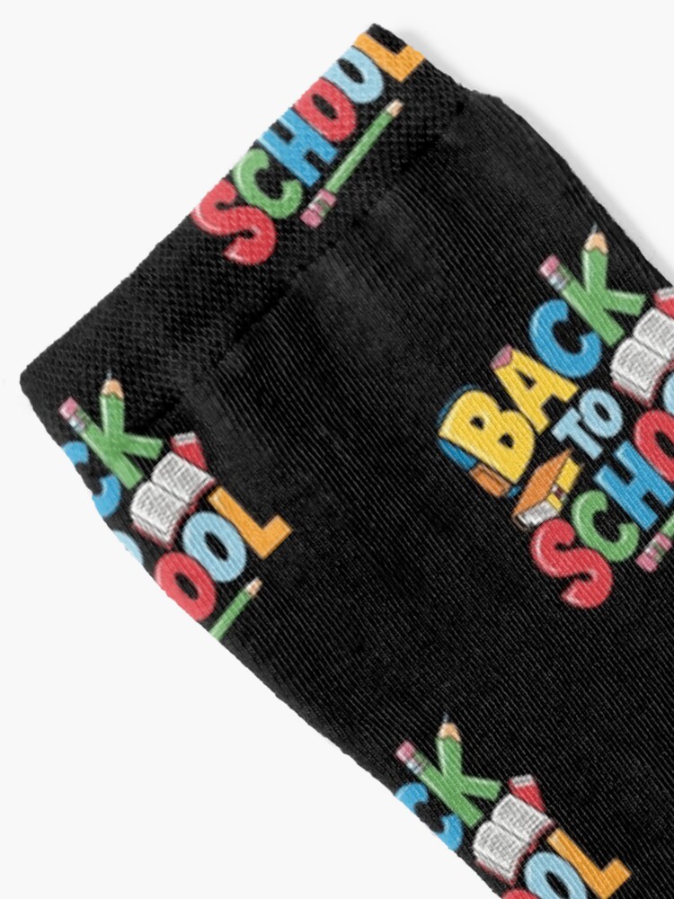 Thumbnail 2 of 5, Socks, Adorable Bubu and Dudu Back to School Design - Perfect for Kids' School Supplies & Apparel designed and sold by FEBRICAST.