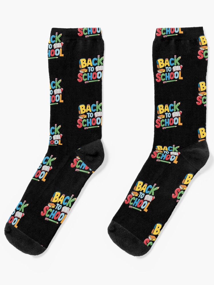Thumbnail 1 of 5, Socks, Adorable Bubu and Dudu Back to School Design - Perfect for Kids' School Supplies & Apparel designed and sold by FEBRICAST.