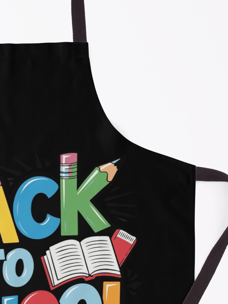 Thumbnail 3 of 6, Apron, Adorable Bubu and Dudu Back to School Design - Perfect for Kids' School Supplies & Apparel designed and sold by FEBRICAST.