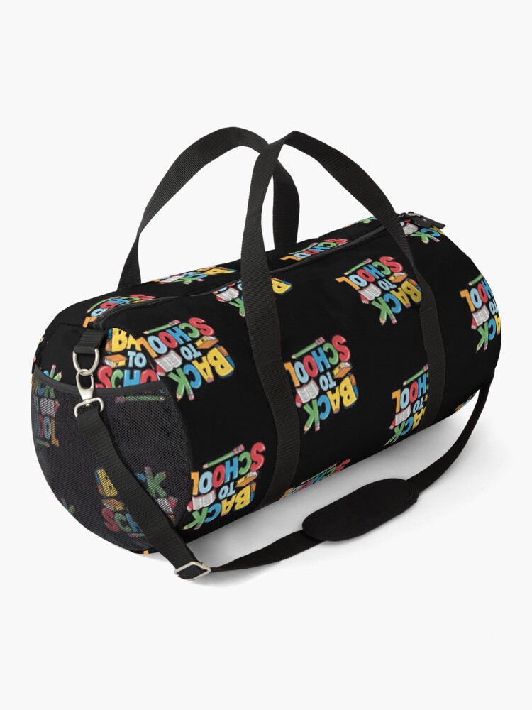 Thumbnail 2 of 3, Duffle Bag, Adorable Bubu and Dudu Back to School Design - Perfect for Kids' School Supplies & Apparel designed and sold by FEBRICAST.