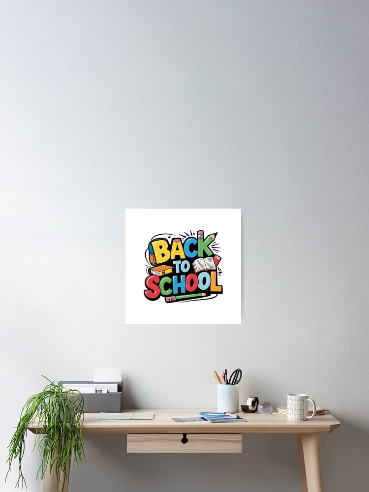 Thumbnail 2 of 3, Poster, Adorable Bubu and Dudu Back to School Design - Perfect for Kids' School Supplies & Apparel designed and sold by FEBRICAST.