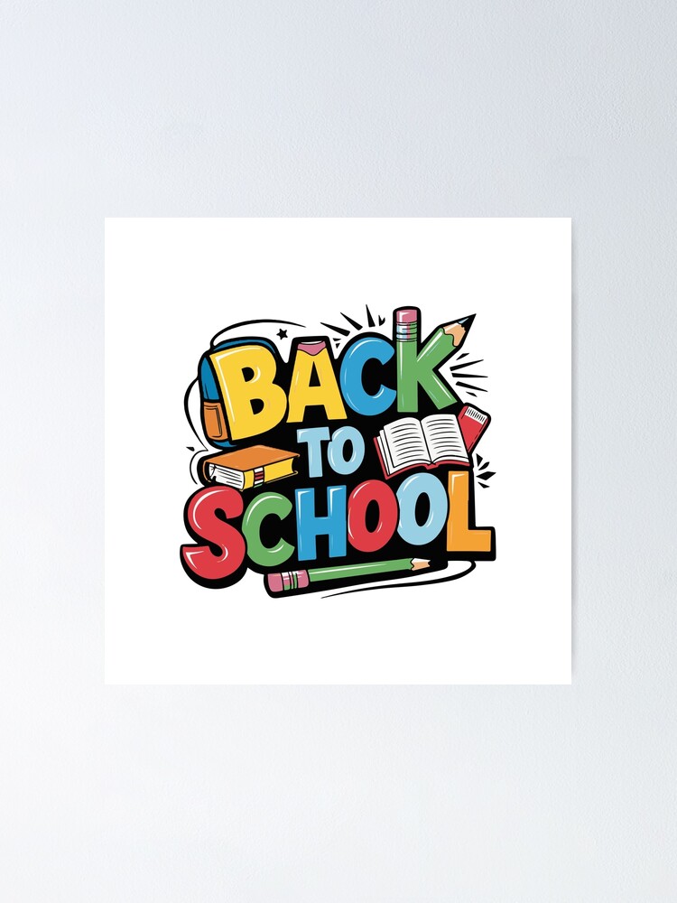 Thumbnail 1 of 3, Poster, Adorable Bubu and Dudu Back to School Design - Perfect for Kids' School Supplies & Apparel designed and sold by FEBRICAST.