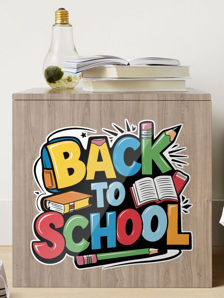 Thumbnail 1 of 3, Sticker, Adorable Bubu and Dudu Back to School Design - Perfect for Kids' School Supplies & Apparel designed and sold by FEBRICAST.