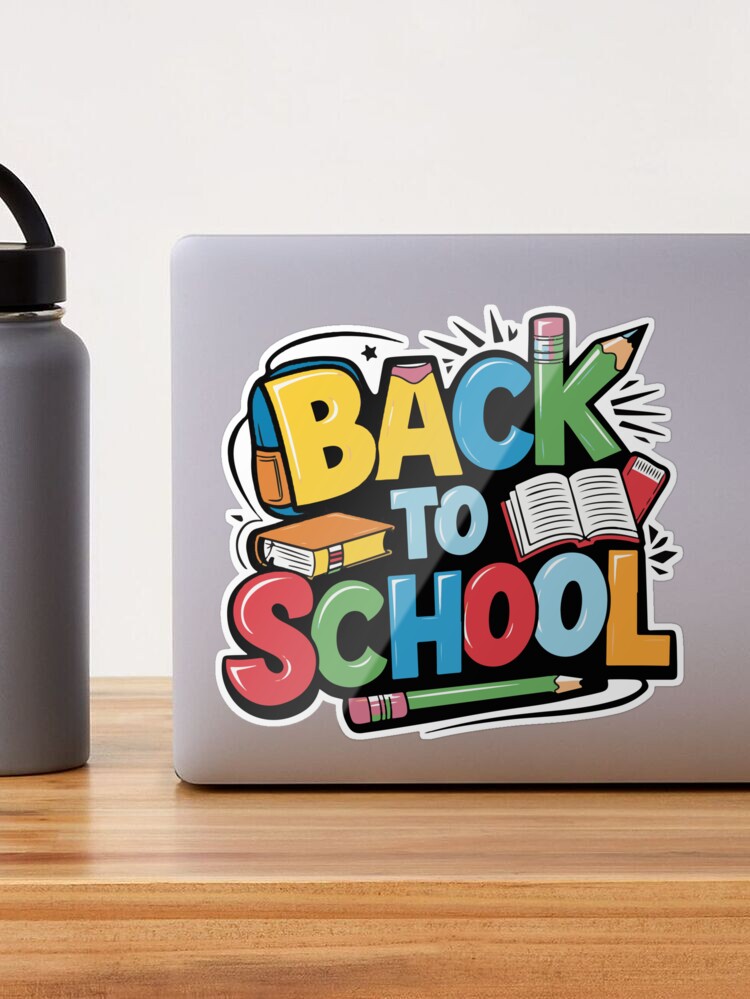 Thumbnail 1 of 3, Sticker, Adorable Bubu and Dudu Back to School Design - Perfect for Kids' School Supplies & Apparel designed and sold by FEBRICAST.