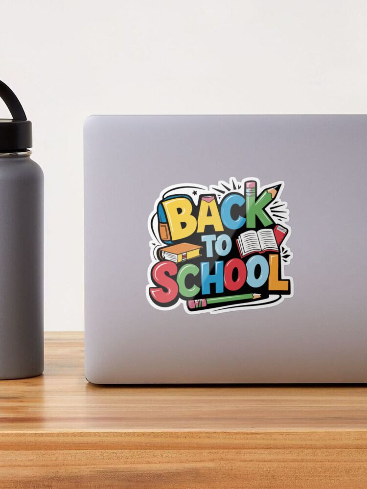 Thumbnail 1 of 3, Sticker, Adorable Bubu and Dudu Back to School Design - Perfect for Kids' School Supplies & Apparel designed and sold by FEBRICAST.