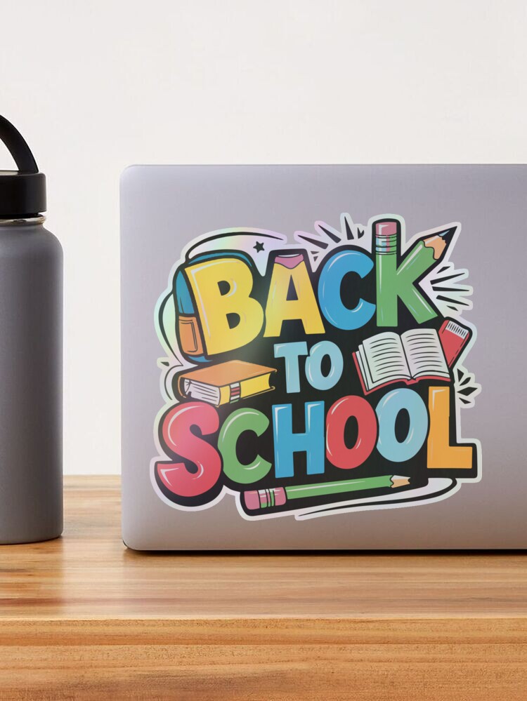 Thumbnail 1 of 4, Sticker, Adorable Bubu and Dudu Back to School Design - Perfect for Kids' School Supplies & Apparel designed and sold by FEBRICAST.