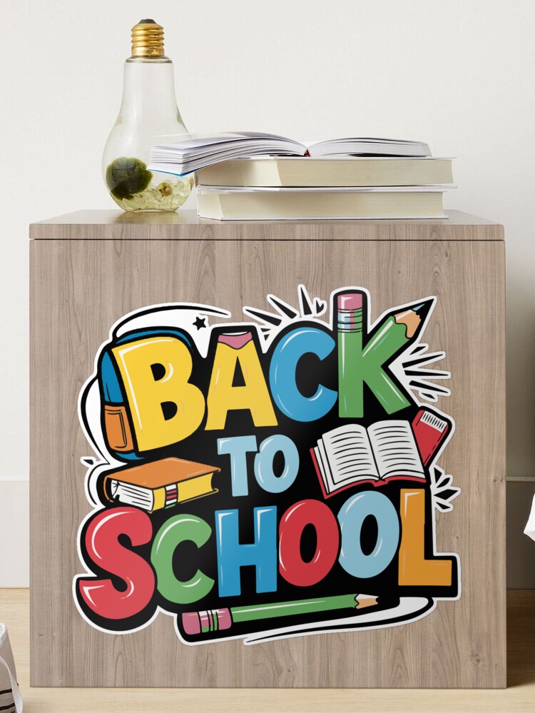 Thumbnail 1 of 3, Sticker, Adorable Bubu and Dudu Back to School Design - Perfect for Kids' School Supplies & Apparel designed and sold by FEBRICAST.