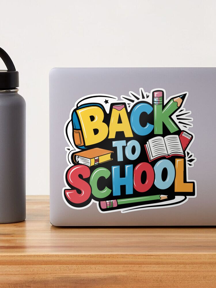 Thumbnail 1 of 3, Sticker, Adorable Bubu and Dudu Back to School Design - Perfect for Kids' School Supplies & Apparel designed and sold by FEBRICAST.
