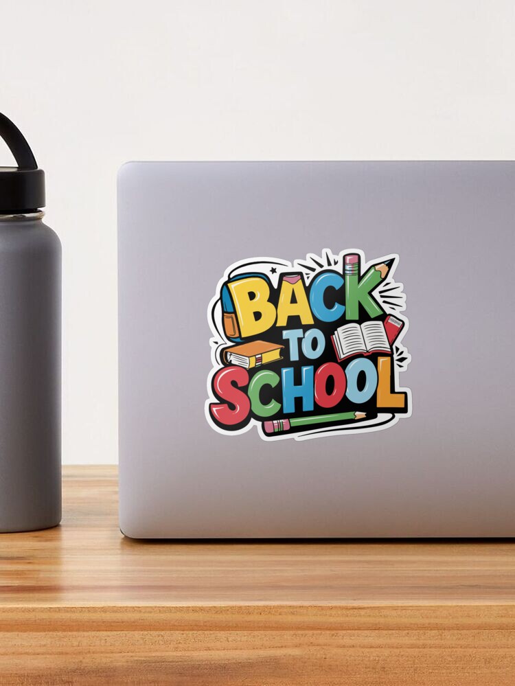 Thumbnail 1 of 3, Sticker, Adorable Bubu and Dudu Back to School Design - Perfect for Kids' School Supplies & Apparel designed and sold by FEBRICAST.