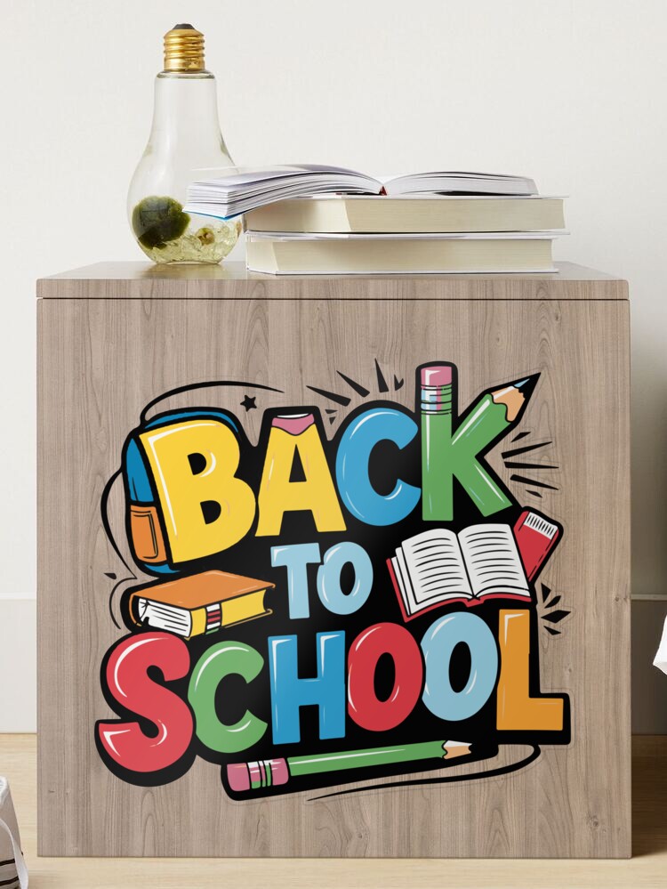 Thumbnail 1 of 3, Sticker, Adorable Bubu and Dudu Back to School Design - Perfect for Kids' School Supplies & Apparel designed and sold by FEBRICAST.