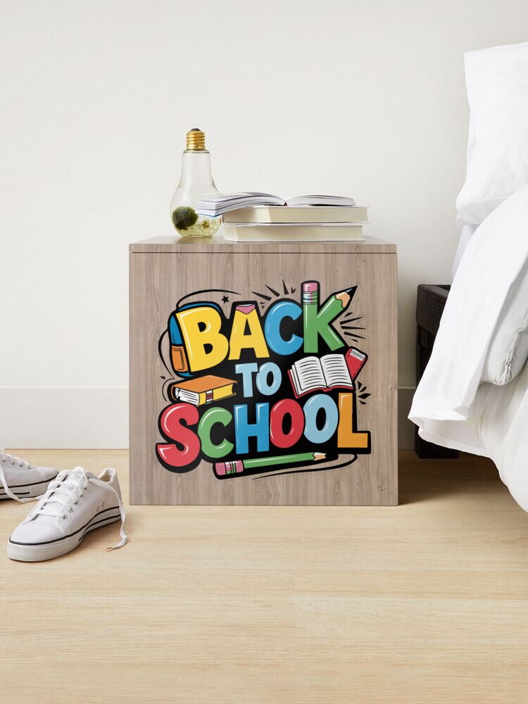 Thumbnail 2 of 3, Sticker, Adorable Bubu and Dudu Back to School Design - Perfect for Kids' School Supplies & Apparel designed and sold by FEBRICAST.