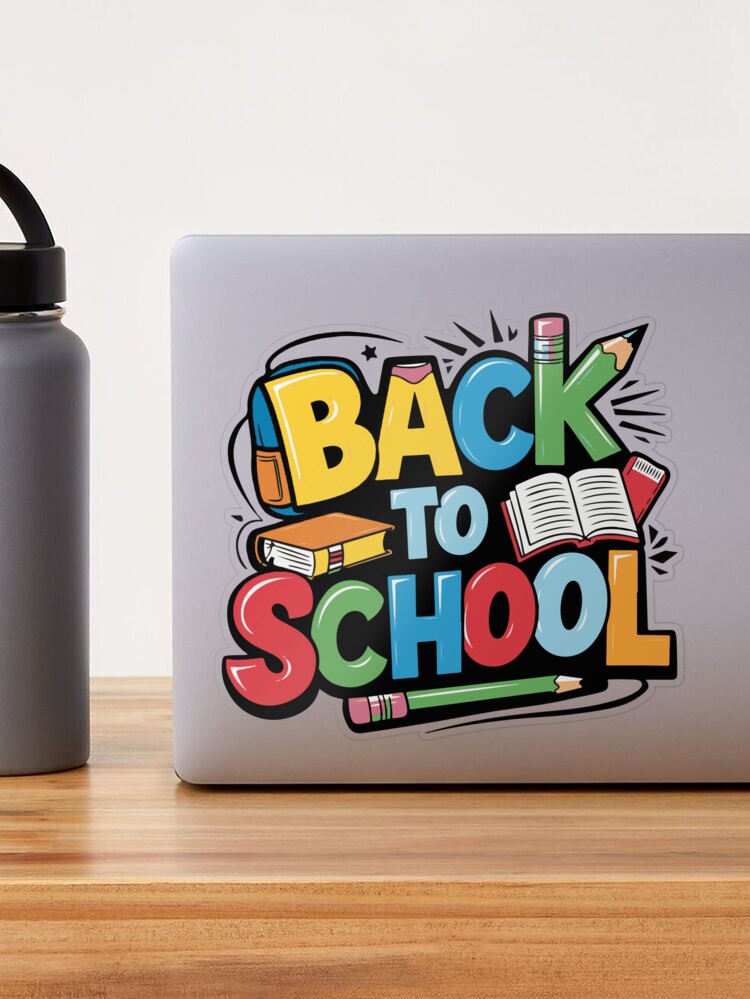 Thumbnail 1 of 3, Sticker, Adorable Bubu and Dudu Back to School Design - Perfect for Kids' School Supplies & Apparel designed and sold by FEBRICAST.