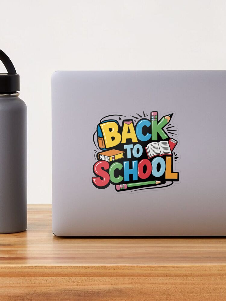 Thumbnail 1 of 3, Sticker, Adorable Bubu and Dudu Back to School Design - Perfect for Kids' School Supplies & Apparel designed and sold by FEBRICAST.