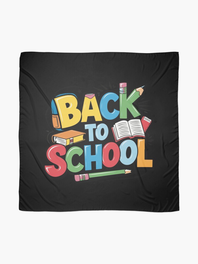 Thumbnail 2 of 3, Scarf, Adorable Bubu and Dudu Back to School Design - Perfect for Kids' School Supplies & Apparel designed and sold by FEBRICAST.