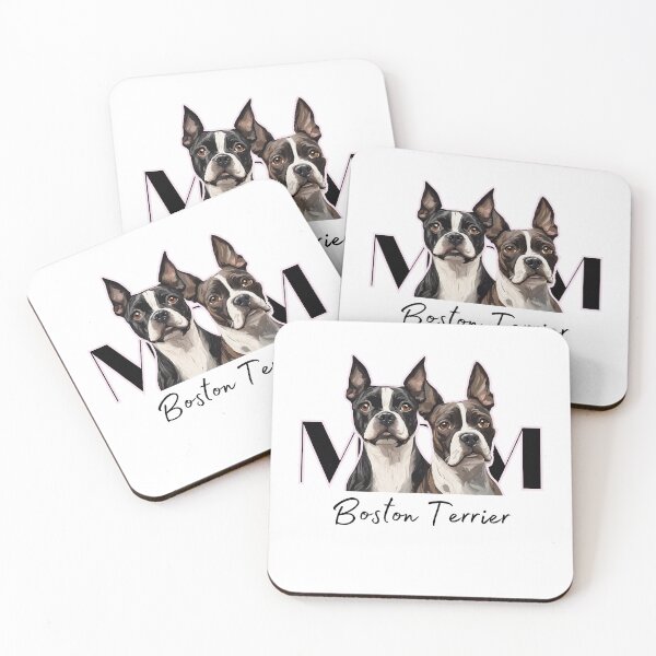Item preview,  Minimalistic aesthetic Mom of two Boston Terrier Dog  designed and sold by GoodyPaws.