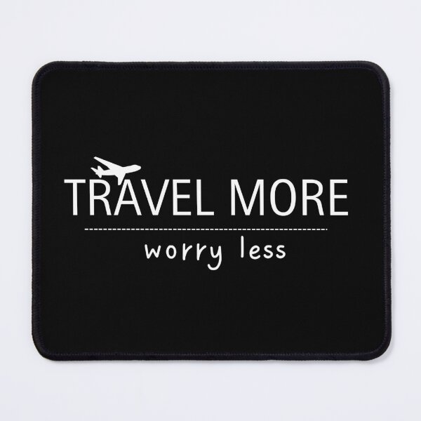 Item preview, Travel More Worry Less Airplane Travel Minimal Grafic designed and sold by Angie-Atelier.