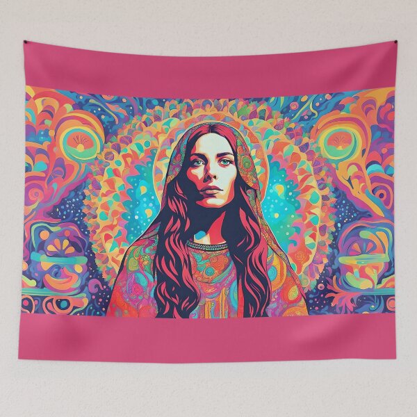 Item preview, Mary Magdalene Psychedelic Priestess designed and sold by Mayastar Designs.