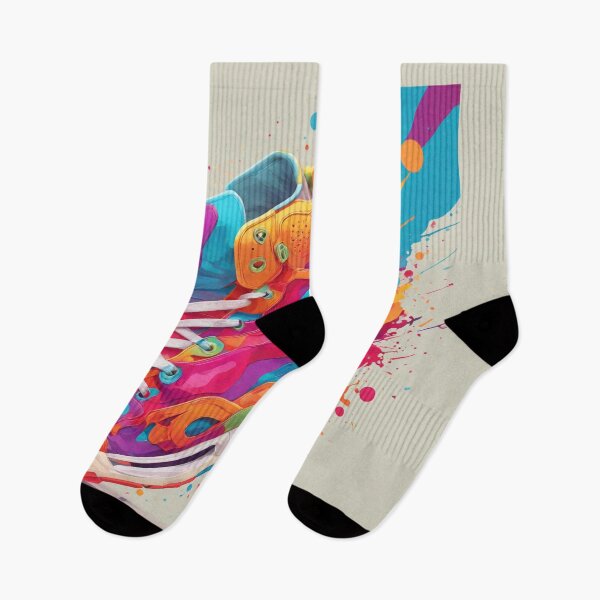 Item preview, Colorful Kicks Illustration designed and sold by Sadia  Jannat.