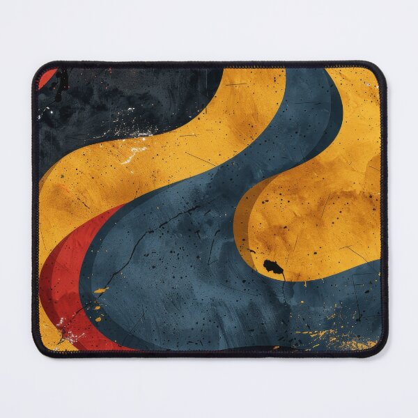 Item preview, Abstract Wavy Design in Yellow, Red, and Blue designed and sold by RGShirtWorks.