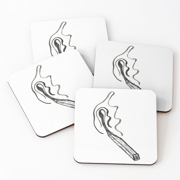 Item preview, Burning match Pure & simple drawn in black and white designed and sold by ZoffArt-Shop.