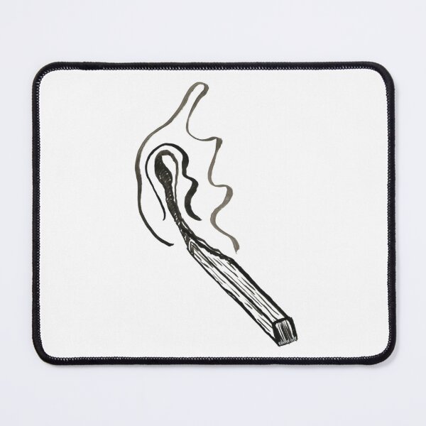 Item preview, Burning match Pure & simple drawn in black and white designed and sold by ZoffArt-Shop.