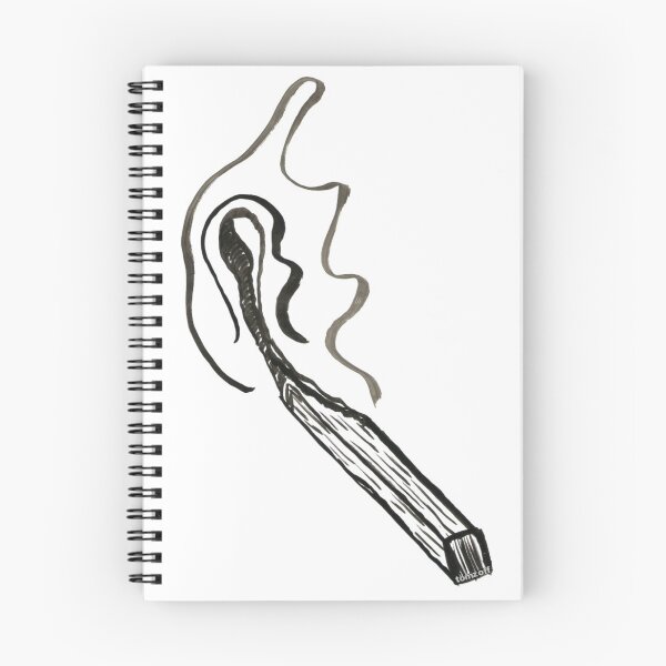 Item preview, Burning match Pure & simple drawn in black and white designed and sold by ZoffArt-Shop.