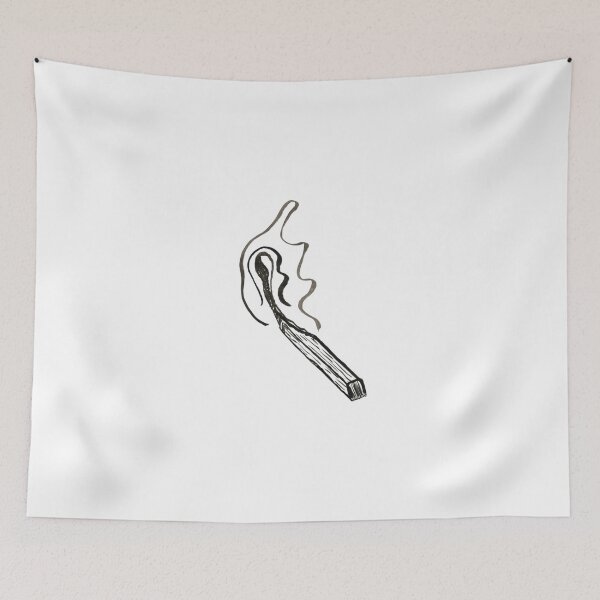 Item preview, Burning match Pure & simple drawn in black and white designed and sold by ZoffArt-Shop.