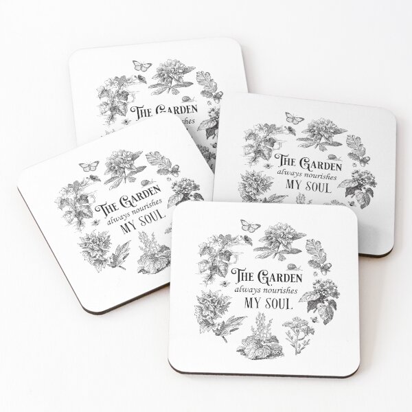 Item preview, The garden always nourishes my soul - A sweet vignette for gardeners designed and sold by SusanDee.