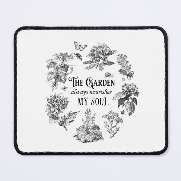 Item preview, The garden always nourishes my soul - A sweet vignette for gardeners designed and sold by SusanDee.