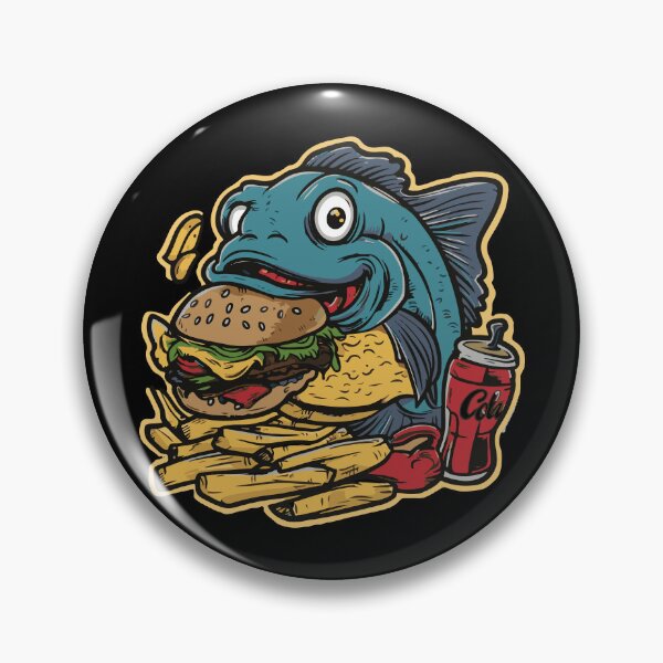 Item preview, Fish on a Fast Food Diet designed and sold by MegaKicia.